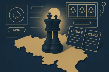 Illustration representing a casino company acquisition in Belgium's regulated online gaming market
